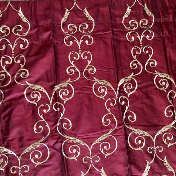 Other - Silk Drapes with Taupe Embroidery (Beautiful!!!)